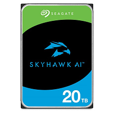SEAGATE HDD SkyHawk AI Video Hard Drive 20TB, 6Gb/S SATA, 512e, 7200 RPM,cache 512 Mb SEAGATE HDD SkyHawk AI Video Hard Drive 20TB, 6Gb/S SATA, 512e, 7200 RPM,cache 512 Mb
