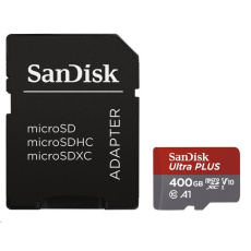 SanDisk MicroSDXC karta 400GB Ultra (100 MB/s, A1 Class 10 UHS-I, Android) + adaptér SanDisk MicroSDXC karta 400GB Ultra (100 MB/s, A1 Class 10 UHS-I, Android) + adaptér