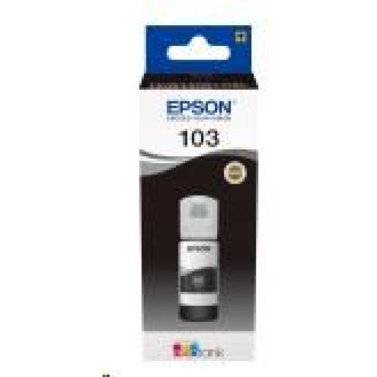 BAZAR - EPSON ink čer 103 EcoTank Black ink bottle - Poškozený obal (Komplet)