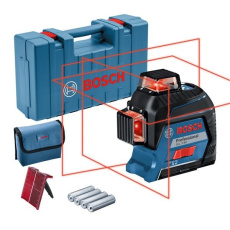 BOSCH GLL 3-80, čárový laser, až 30 m, s přijímačem až 120 m BOSCH GLL 3-80, čárový laser, až 30 m, s přijímačem až 120 m