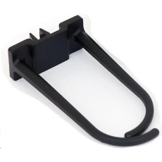 TRITON Plastový háček pro vedení kabeláže velký, 60x30mm, černý TRITON Plastový háček pro vedení kabeláže velký, 60x30mm, černý