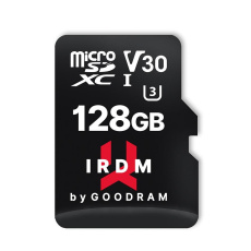 GOODRAM microSDXC karta 128GB IRDM (R:100/W:70 MB/s), UHS-I Class 10, U3, V30 + Adapter GOODRAM microSDXC karta 128GB IRDM (R:100/W:70 MB/s), UHS-I Class 10, U3, V30 + Adapter