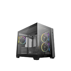 DEEPCOOL Case CG330 3F, mATX, Průhledná bočnice, 3x120mm ARGB Fan, černá DEEPCOOL Case CG330 3F, mATX, Průhledná bočnice, 3x120mm ARGB Fan, černá