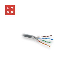 LYNX FTP kabel, Cat6, PVC (Eca), celoměděný, vnitřní, šedý, box 305m LYNX FTP kabel, Cat6, PVC (Eca), celoměděný, vnitřní, šedý, box 305m