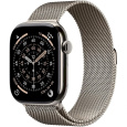 Apple Watch Series 11 GPS + Cellular 42mm Natural Titanium Case with Natural Milanese Loop
