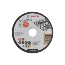 BOSCH dělicí kotouč rovný Standard for Inox - Rapido, WA 60 T BF, 115 mm, 22,23 mm, 1,0 mm BOSCH dělicí kotouč rovný Standard for Inox - Rapido, WA 60 T BF, 115 mm, 22,23 mm, 1,0 mm