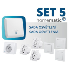 Homematic IP Sada osvětlení (s možností stmívání) - HmIP-SET5 Homematic IP Sada osvětlení (s možností stmívání) - HmIP-SET5