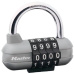 Master Lock Kombinační visací zámek horizontální 1520EURD - - šedý