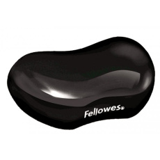 Podložka pod zápěstí Fellowes CRYSTAL gelová černá Podložka pod zápěstí Fellowes CRYSTAL gelová černá