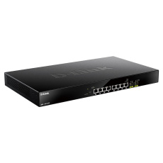 D-Link DMS-1100-10TP 10-Port Multi-Gigabit PoE Smart Managed Switch, 8x 2,5G PoE, 2x SFP+ D-Link DMS-1100-10TP 10-Port Multi-Gigabit PoE Smart Managed Switch, 8x 2,5G PoE, 2x SFP+